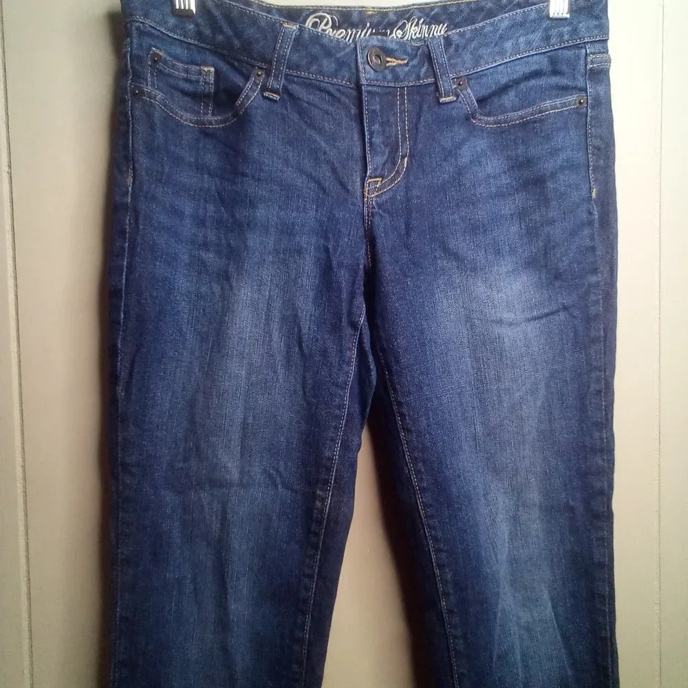 Gap Jeans 4 27 Premium Skinny Button Ankle Blue